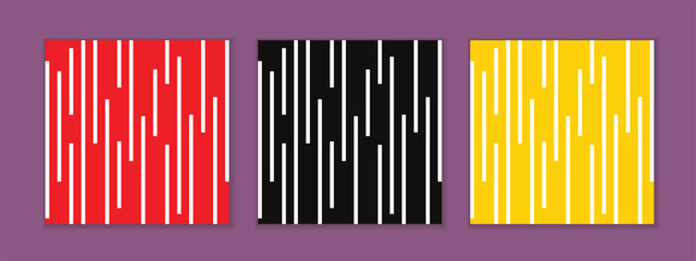 abstract seamless geometric set of vertical line pattern art perfect for banner poster.