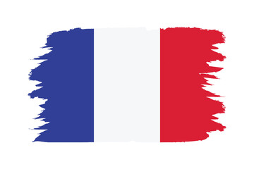Vector flag of france background