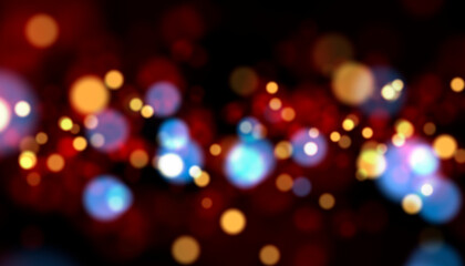 Abstract festive background made of blurred particles. Bokeh background