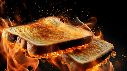 toast that burns