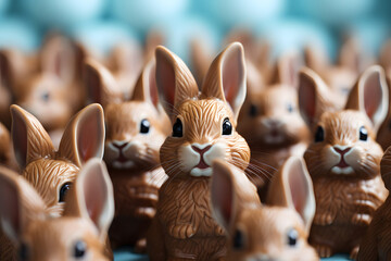  Easter chocolate bunny rabbit.