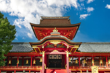 Naklejka premium 京都 石清水八幡宮 楼門