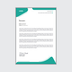 Business letterhead template design