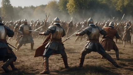 battle in the Middle Ages