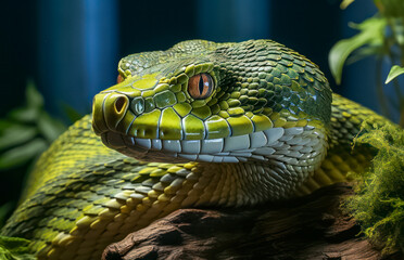 Giftschlange, Gr&uuml;ne Mamba, Generative AI