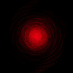 Abstract red circle