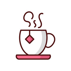 chai icon vector stock illustration