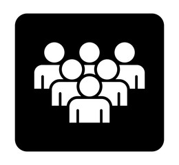 Symbol, ikona ludzi. Plik wektorowy.