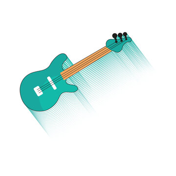 Electric Guitar Clipart Vector