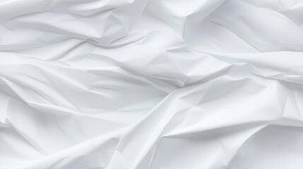 Obraz premium white crumpled paper seamless background