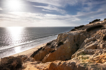 El Arenosillo beach is characterized by being a virgin beach of fine, golden sand. Its cliffs make it unique. Pure nature, full of pine trees and native vegetation. One of the best beaches in Spain.