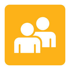 Symbol, ikona ludzi. Plik wektorowy.