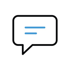 Chat Icon vector stock illustration