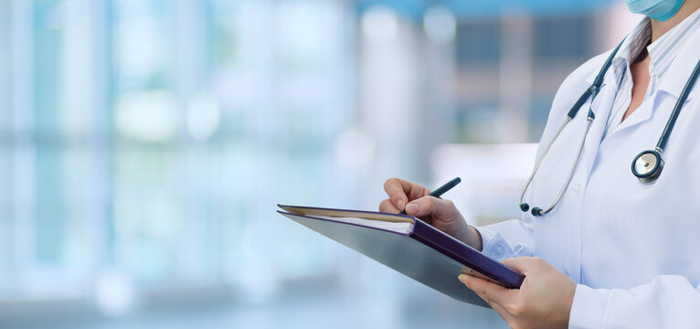 The concept of recording in a medical examination journal.