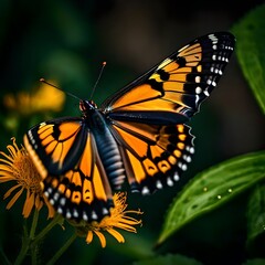 butterfly on a flower generative AI tool