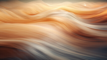 Abstract flowing waves in a spectrum of golden and caramel hues.