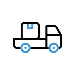 Parcel Delivery Icon vector stock illustration