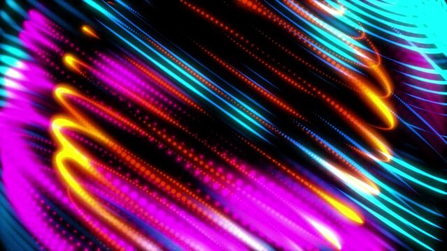 Animated disco color background