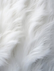 Fototapeta premium Close up textured white fluffy background