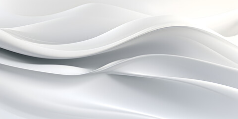 Abstract waves white textured background