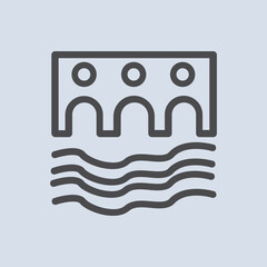 Collection of vector building line icons. Banks, schools, courthouses, universities, libraries. Architectural concept. Can be used for topics like offices, cities, real estate