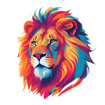 lion rainbow