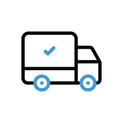 Delivery Truck Icon vector stock illustration