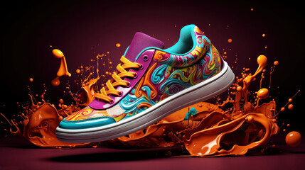 Commercial Cover Design of shoes
