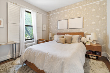 Pictures of bedroom interior design and cozy arrangement