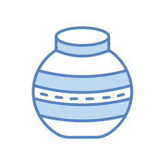 Pot icon vector stock illustration