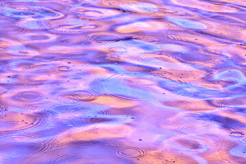 Surreal purple water texture with gentle ripples