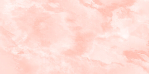 Fototapeta premium Abstract fine brushed painted pink background with stains, Pink watercolor background isolated on white paper, Pink watercolor abstract background, luxury Light Pink Watercolor white splashes.
