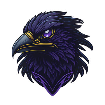 raven face