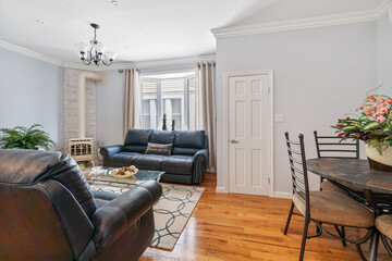 Living Room Space with Cozy Arrangement and Great Lighting