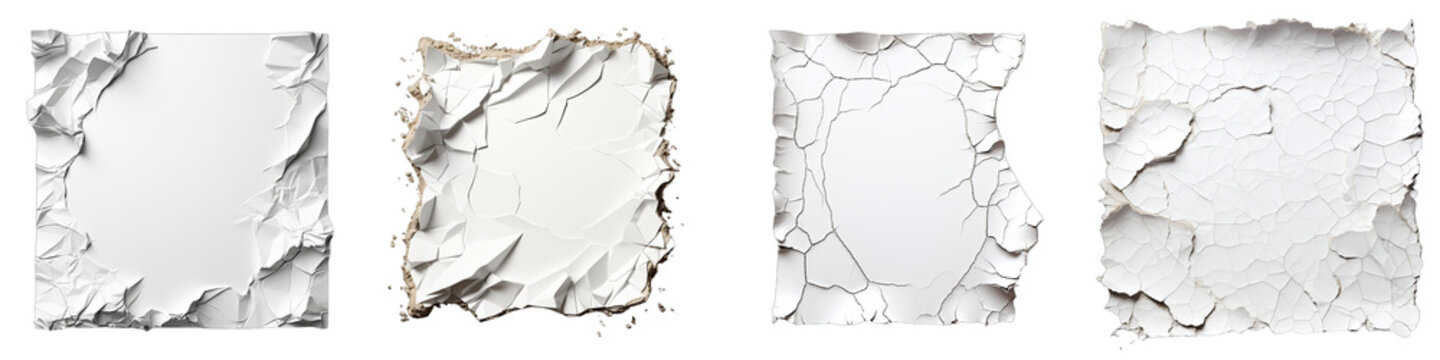 White Cardboard Paper  Hyperrealistic Highly Detailed Isolated On Transparent Background Png File