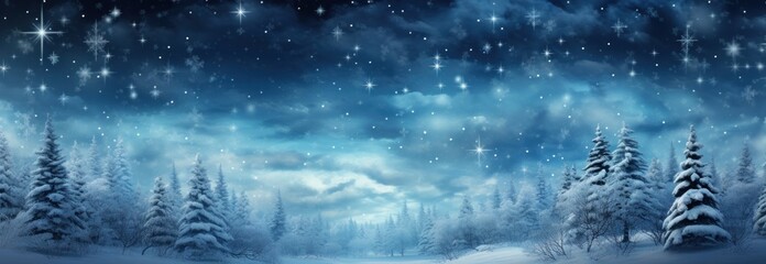 snow forest snowflakes blue sky in the background msgbox,