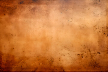 Brown aged and stained paper texture close up background texture. AI generated