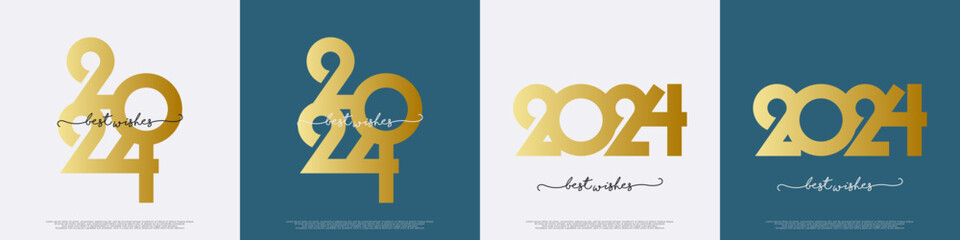 2024 - happy new year - best wishes 2024 background