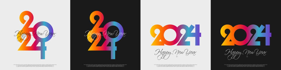 2024 - happy new year - best wishes 2024 background