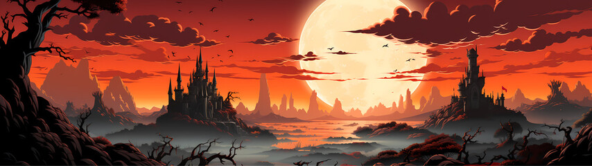 "Image of architectural ruins, landscape of structural ruins, ancient world."