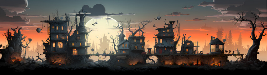 "Image of architectural ruins, landscape of structural ruins, ancient world."