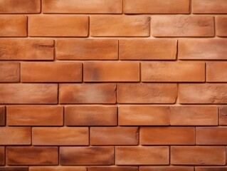 Obraz premium New Brown Terracotta Brick Blocks Wall Background Close Up, Pattern with Red Bricks or Brickwork House