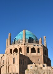 Dome of Soltaniyeh Tomb of Oljeitu in Zanjan province, Iran