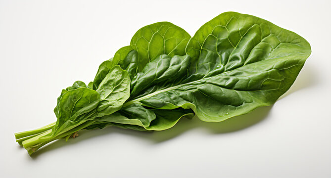 Spinach. Portrait. Ideal for advertising or banner.