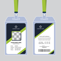 Modern and clean business id card template