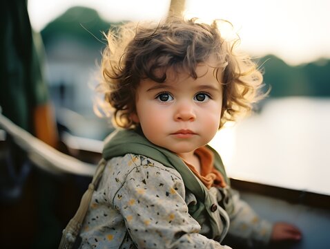 Irritated Infant on a Boat