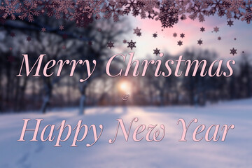 Tło świąteczne, zimowe, kartka na Boże Narodzenie, Nowy Rok, efekt bokeh (Background, festive,...
