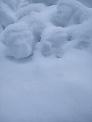 Obraz premium snow with icicles