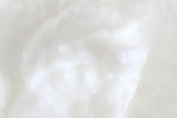 organic coconut cream oil white cream texture background