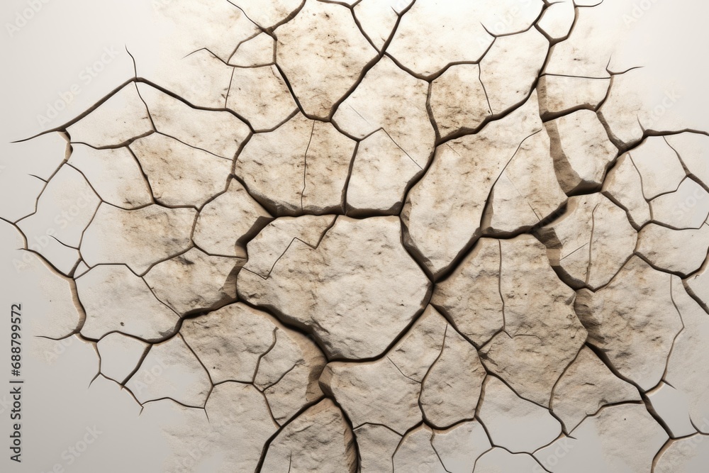 Poster a close-up view of a cracked wall. suitable for various applications